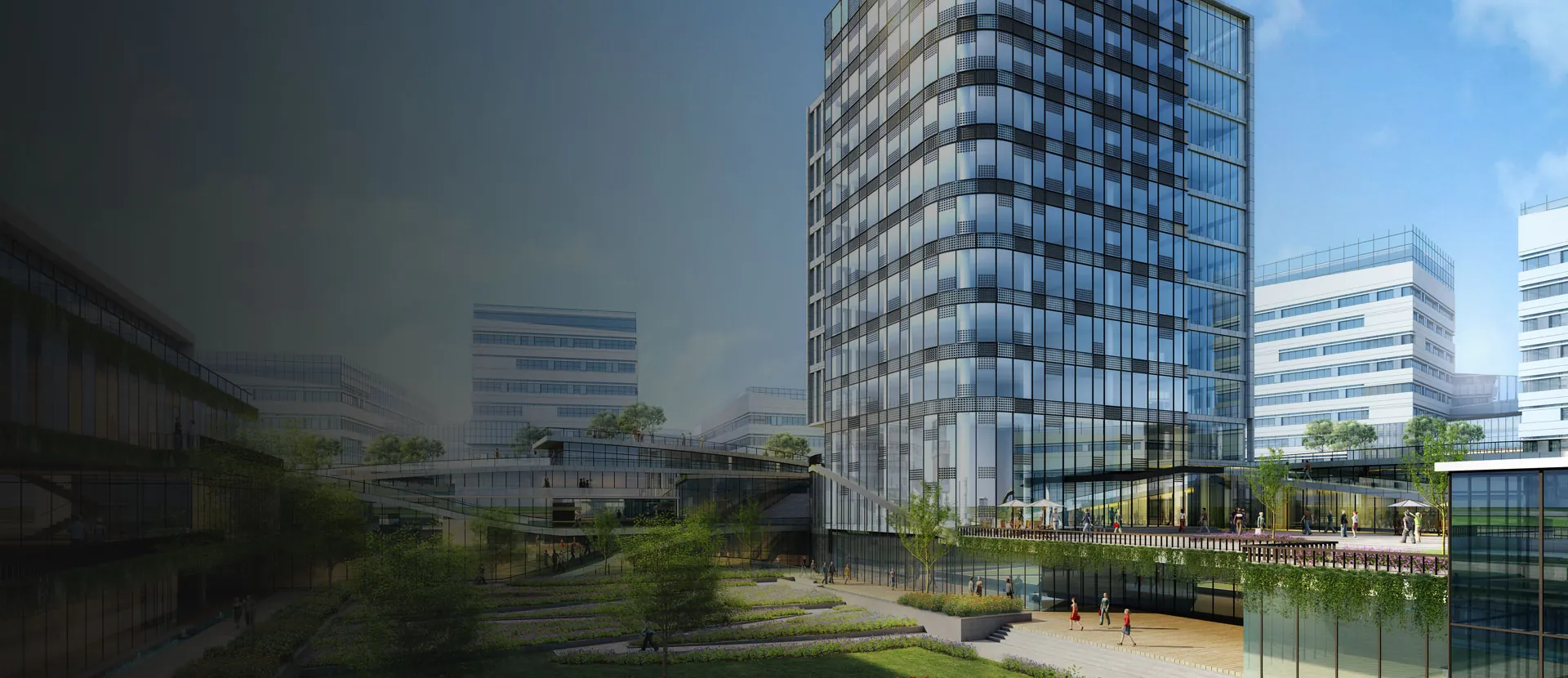 The Shanda Tiandi campus in Shanghai, home of our headquarters