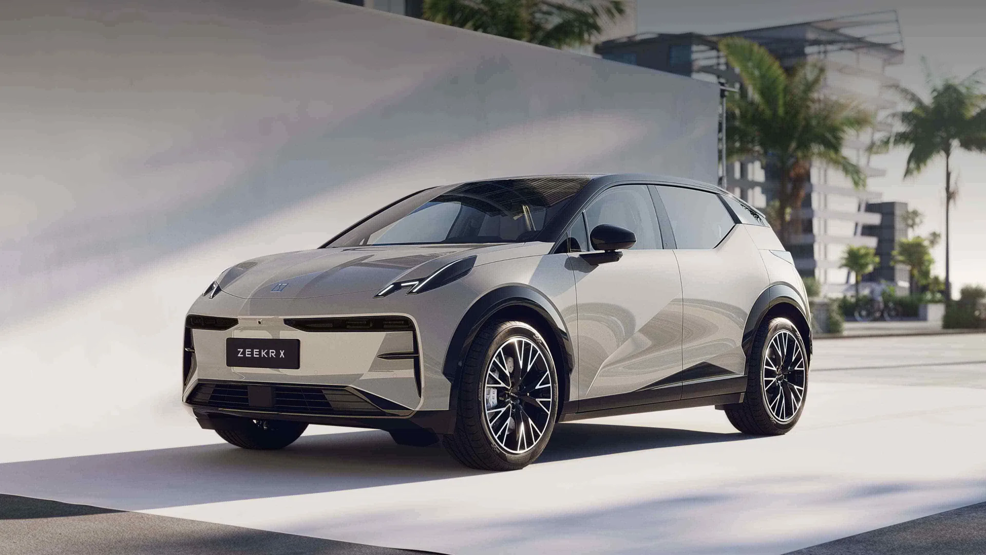 A grey ZEEKR X, the model most programme owners drive